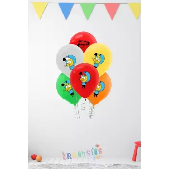 Kral Şakir Baskılı Lisanslı Balon 10 adet