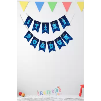 Kral Şakir Konsept Doğum Günü Partisi İyiki Doğdun Yazı Banner Kral Şakir Süsleme Yazısı
