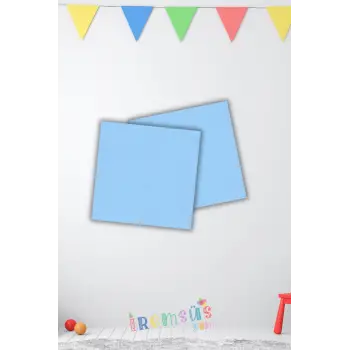 Mavi Renkli Konsept Peçete 16 li 33*33 Cm Mavi Renk Parti Süslemesi