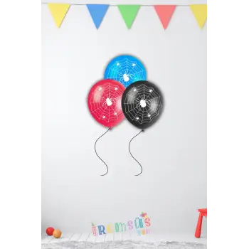 Örümcek Adam ( Spider-man) Baskılı Karışık Latex Balon 5 Adet