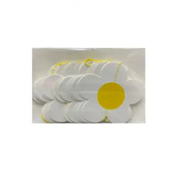 Papatya Konsept Doğum Günü Partisi Şerit Süsleme 3 mt Papatya Şeklinde İp Süsleme