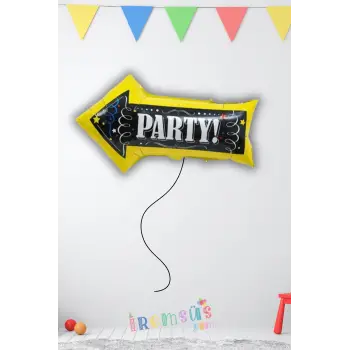 Party Ok Figür Folyo Helyum Balon 76 Cm Parti Konsept Parti Süsleme Balonu Tema Süsleme Balon