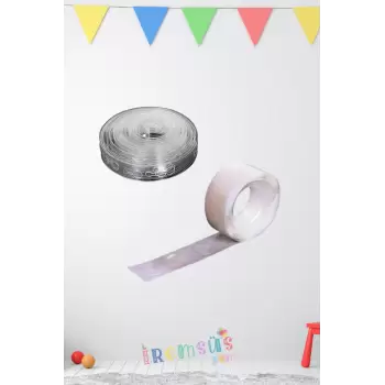 Plastik Balon Zinciri Aparati 5m + Balon Bandı Seti 100 adet İkili Ekonomik Set