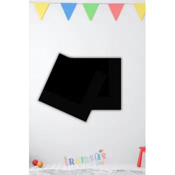 Siyah Renkli Konsept Peçete 16 li 33*33 Cm Siyah Konsept Parti Süslemesi