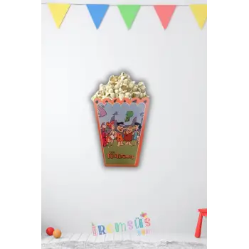 Taş Devri Konsept Doğum Günü Partisi Mısır Kutusu Popcorn 8 li Taş Devri Parti Süslemesi