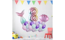 Deniz Kızı Konsept Balon Seti