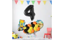 İnşaat Konsept Folyo Balon Seti