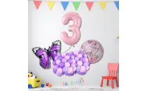 Kelebek Konsept Balon Süsleme Seti
