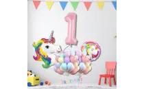 Unicorn Konsept Balon Seti