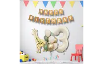 Zürafa Konsept Parti Süsleme Seti