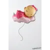Uyuyan Bebek Figür Bebek Figür Pembe Renk 98 cm Bebek Figür Folyo