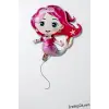 Deniz Kızı Figür Folyo Balon Helyum Balon 51*68 Cm Deniz Kızı Doğum Günü Partisi Balon
