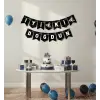 Uzay Konsepti İyi ki Doğdun Yazılı Banner Uzay Konsept Doğum Günü Süsleme 190 cm