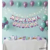 Deniz Kızı Konsept Doğum Günü İyi ki Doğdun Banner Deniz Kızı Süslemesi 190 cm