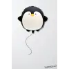 Satin Mat Renk Penguen Figür Folyo Helyum Balon 59 Cm Penguen Şekilli Folyo Balon