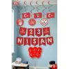 23 Nisan Çocuk Bayramı Balonlu Süsleme Seti 23 Nisan Bayramı Süslemesi
