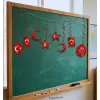 23 Nisan Çocuk Bayramı 8 lı Tavan Sarkıt Süsleme 23 Nisan Bayramı Tavan Süslemesi