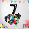 7 Yaş Doğum Günü Partisi Oyuncu Tema Balon Süsleme Seti