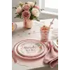 Bride To Be Konsept Karton Tabak Bardak Seti 8 Li Bekarlığa Veda Tabağı