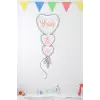 Bride To Be Yazılı 3 lü Birleşik Kalp Balon Beyaz Rose Renk 100 cm Bekarlığa Veda Süsleme Balonu