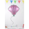 Deniz Kabuğu Folyo Helyum Balon 51*55cm Deniz Kızı Konsept Parti Süslemesi