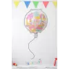 Dondurma Temalı Yuvarlak Happy Birthday Folyo Balon 18 45 Cm Dondurma Konsept Parti Balonu