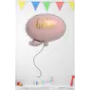 Hello Baby Folyo Helyum Balon Pembe Renk Kız Balonu 24 Yeni Doğum Kız Bebek Süslemesi