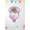 Kız Bebek Hello Baby Pembe Renk Yeni Doğum Balon Seti