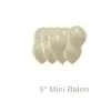 Kum Beji Renkli Mini Pastel Ton Lateks Balon 20 Adet 5 Kahve Konsept Doğum Günü Süsleme Balonu