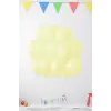 Makaron Sarı Renk Pastel Lateks Balon 10 Adet 12 Vanilya Ton Zincir Balon Süsleme Balonu