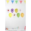 Meyve Tema Doğum Günü Partisi Karışık Renk Baskılı Balon 10 Adet Meyve Baskı Balon Doğum Günü Süsü