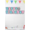 Miss Cat Konsept Doğum Günü Partisi Happy Birthday Banner Yazı 210Cm Misscat Konsept Süsleme