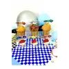 Retro Yarışcı Tema Doğum Günü Partisi Cupcake Süslemesi 12 Adet Yarışcı Konsept Süsleme