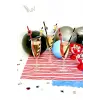 Retro Yarışcı Tema Doğum Günü Partisi Figürlü Pipet 12 li Yarışcı Konsept Süsleme