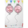 She Said Yes Yazılı Yuvarlak Folyo Helyum Balon 24 Bride To Be Süsleme Balonu