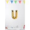 U-Ü Harfi Doğum Günü Gold Renk Folyo Balon 16 36 Cm U-Ü Harf Folyo Balon Gold Konsept