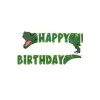 Vahşi Jurassic Doğum Günü PartisiHappy Birthday Banner Yazı 250Cm Dinazor Konsept Süsleme