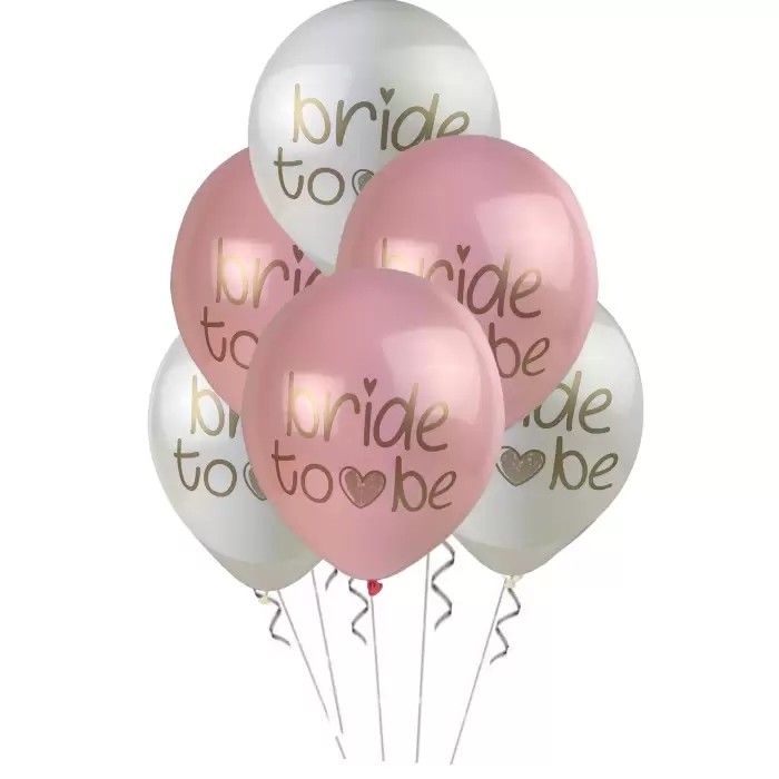 Bride To Be Partisi Folyo Helyum Balon Seti Bekarlığa Veda Partisi Balon Süsleme