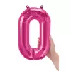 O-Ö Harfi Doğum Günü Pembe Renk Folyo Balon 16 36 Cm O-Ö Harf Folyo Balon Pembe Konsept