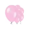 Metalik Pembe Renk Latex Balon 10 adet