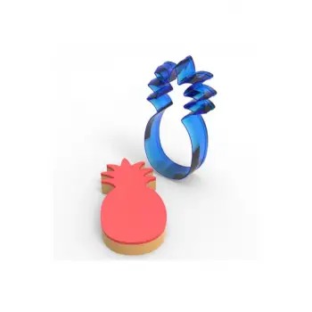 Ananas Figür Polikarbon Kopat Kurabiye Ve Şeker Hamuru Kalıbı Şekilli Kurabiye Aparatı