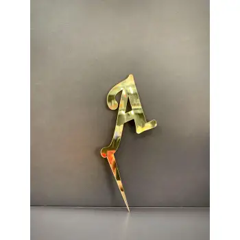 A Harfi Pasta - Cupcake Üzeri Pleksi