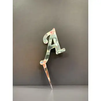 A Harfi Pasta - Cupcake Üzeri Pleksi