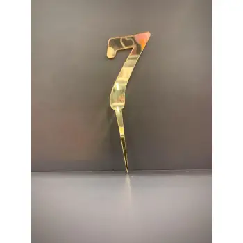 7 Rakam Pasta Üzeri Pleksi Rakam
