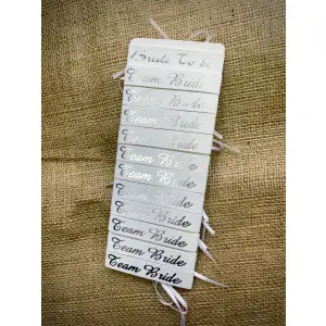 Bride To Be Partisi Beyaz Gümüş Konsept Bileklik 12 li Bekarlığa Veda Partisi Süslemesi