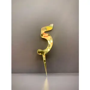 5 Rakam Pasta Üzeri Pleksi Rakam