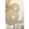 Kum Beji Rengi Lateks Pastel Renk Balon 12 Krem 10 Adet Retro Ton Parti Süsleme Balonu