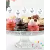 Mavi Fil Tema Süsleme Pasta Cupcake Kürdanı 10lu Yeni Doğum Süsleme