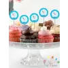 Erkek Bebek Diş Partisi Konsept Süsleme Pasta Cupcake Kürdanı 10lu Diş Buğdayı Süslemesi