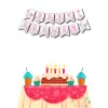 Baby Shower Partisi Pembe Renk Banner Yazısı Kız Bebek Baby Shower Süslemesi 190 cm